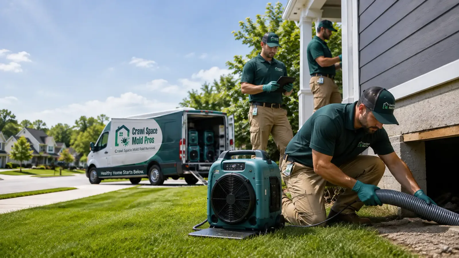 Crawl Space Mold Removal in South Weymouth, MA